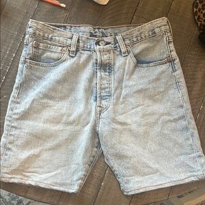 Levi's Light Blue Jean Shorts for Men